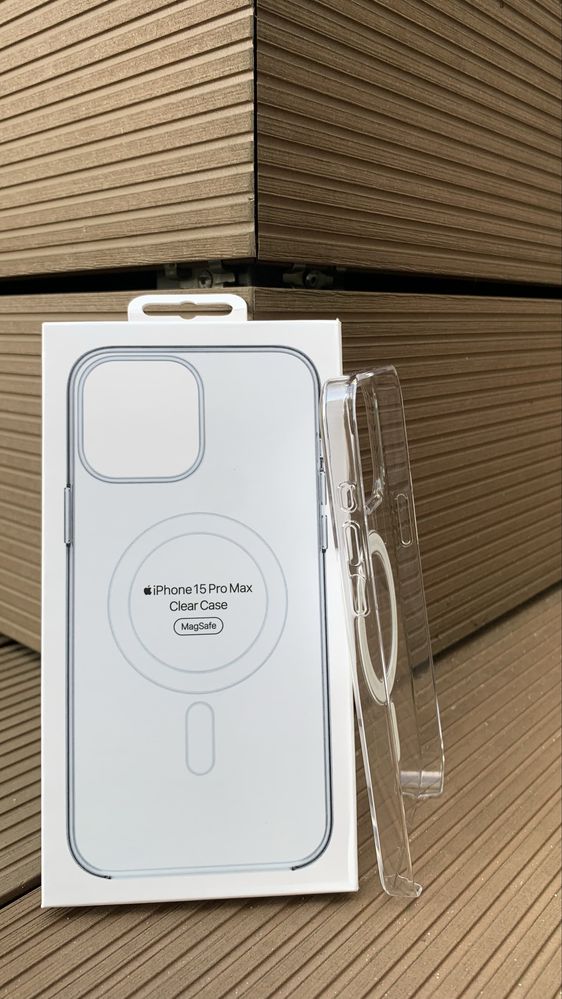 Oryginalne Przezroczyste Magsafe Etui do Iphone’a 15 Pro Max