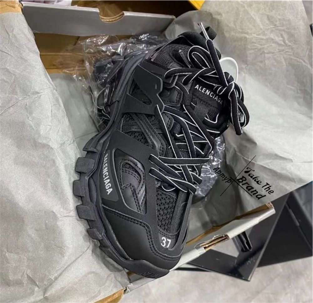 36-45р Кроссовки Balenciaga Track Black White Grey 1-1 Original