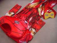 strój batman IRONMAN Avengers efekt super mięśni  maska 146/ 152