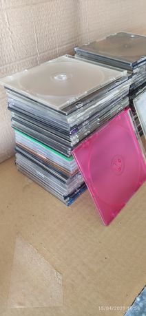 66 Caixas CD/DVD Slim (finas)