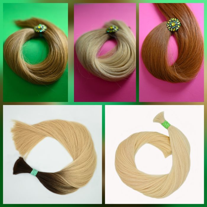 Naturalne włosy słowiańskie -idealne do przedłużania i zagęszczania.