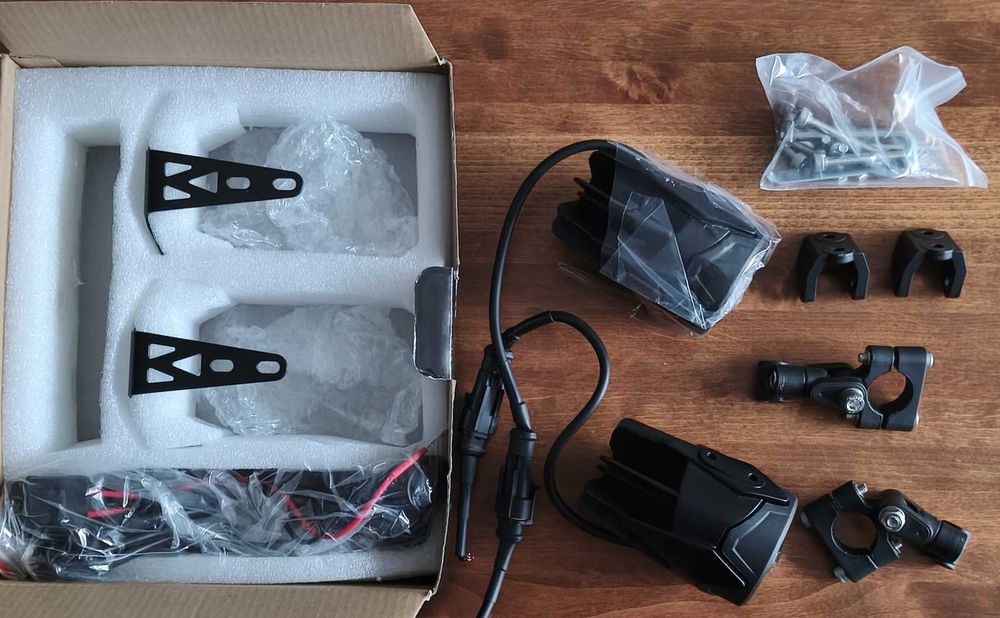 Halogeny LED BMW R1200GS F800 K1600 Homologacja - Nowe / Gwarancja