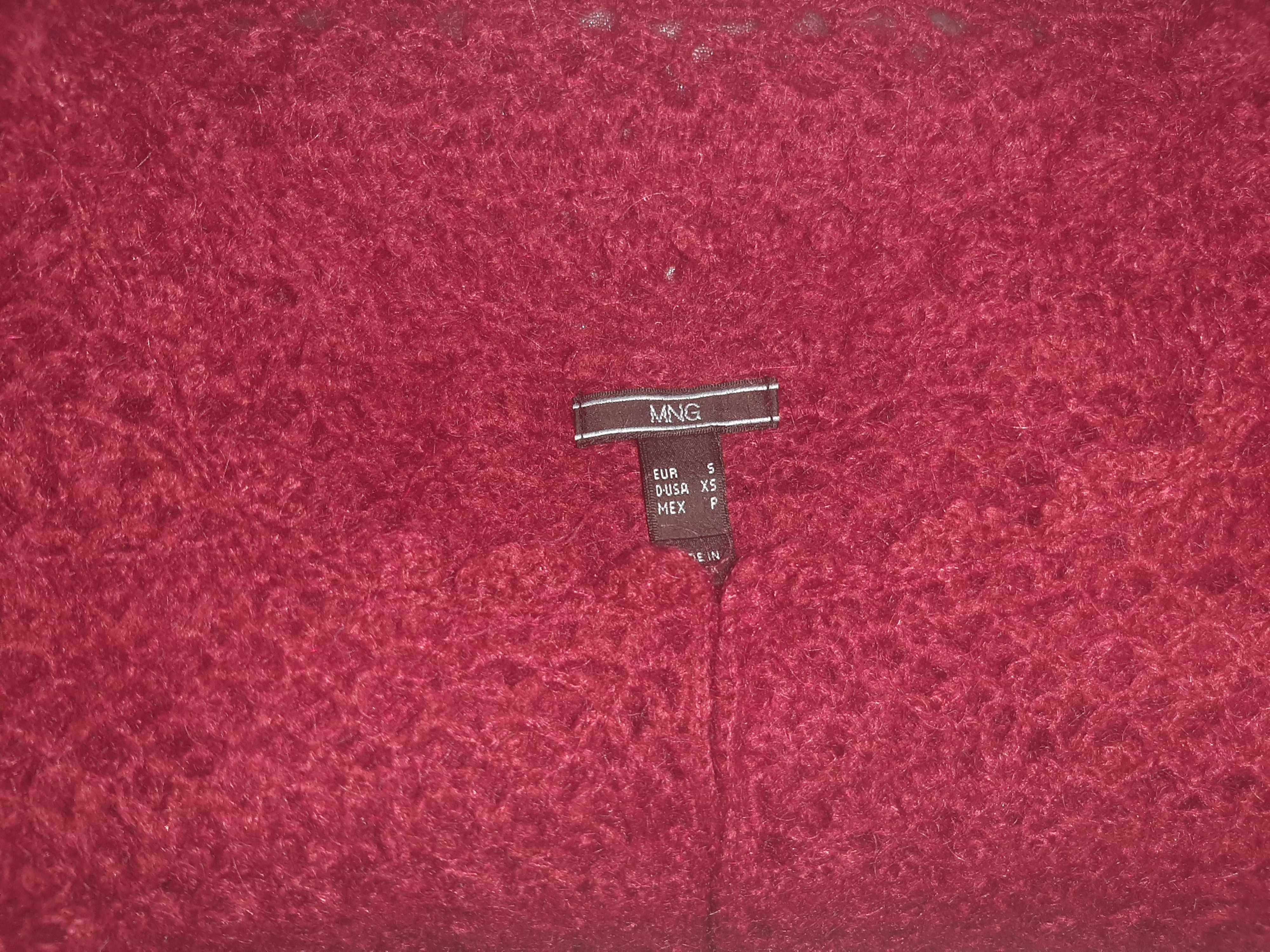 Casaco rendilhado mohair Mango