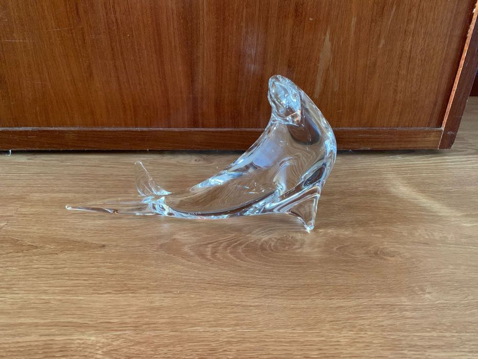 Estatuetas cristal veado e foca