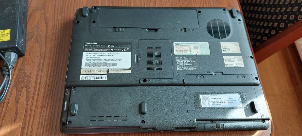 Laptop Toschiba satelite A 200 Window 10