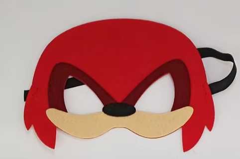 Kolczatka Echidna Knuckles Sonic maska przebranie kostium karnawałowy