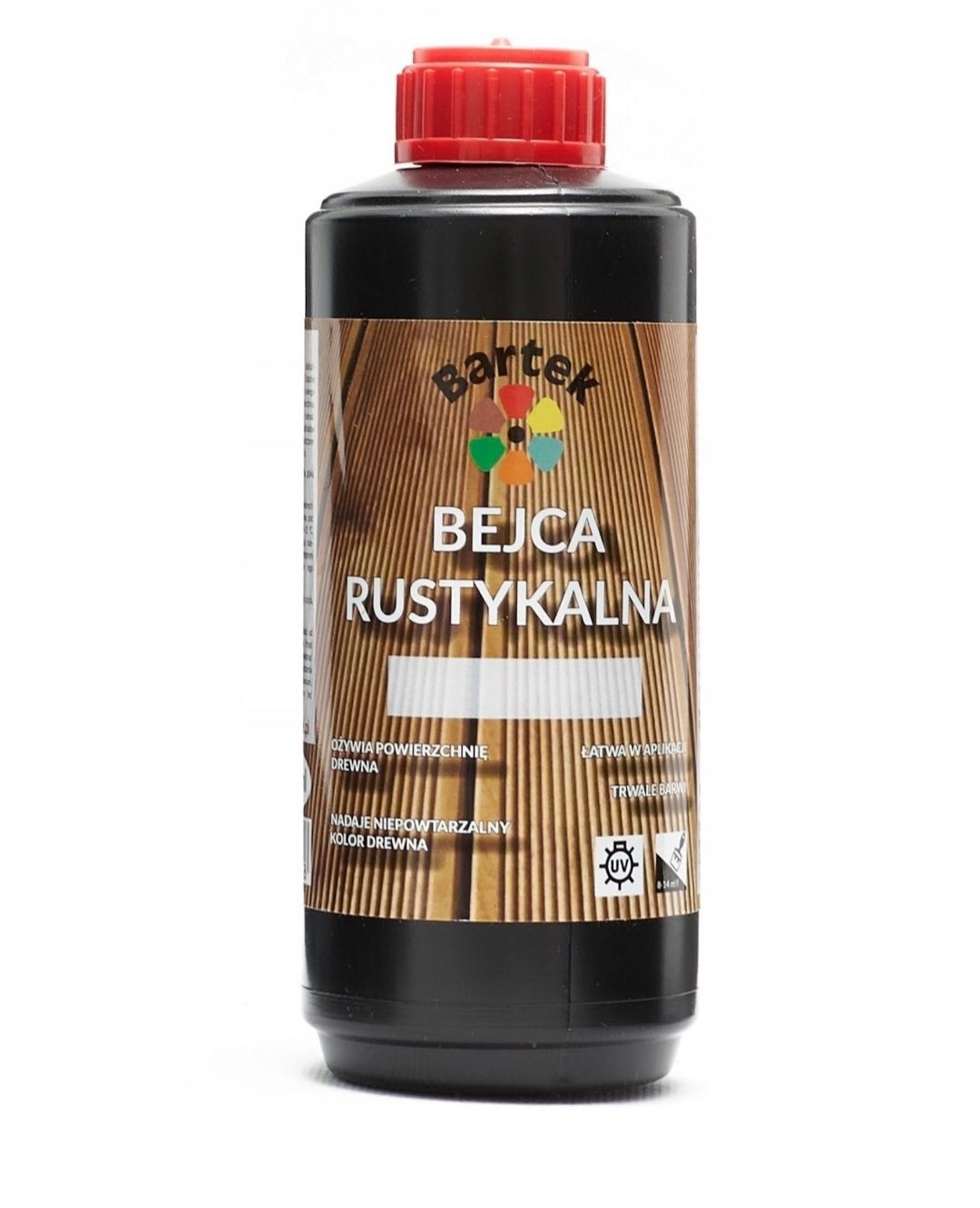 Bejca rustykalna do drewna  BARTEK 200ML ANTRACYT