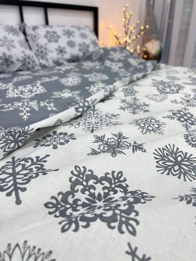 НОВОРІЧНА постіль Різдвяна Санта сніжинки новий рік