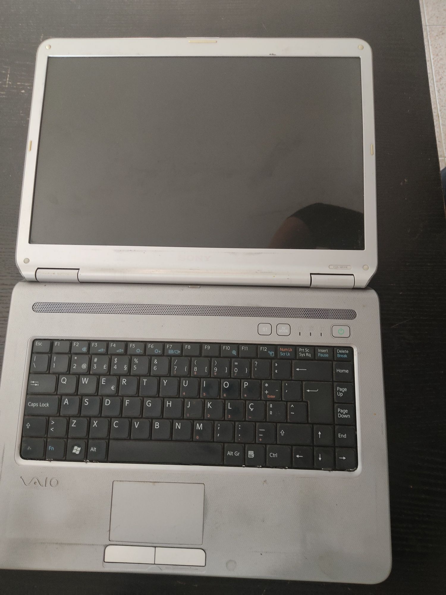 Portátil Sony vaio (para peças)