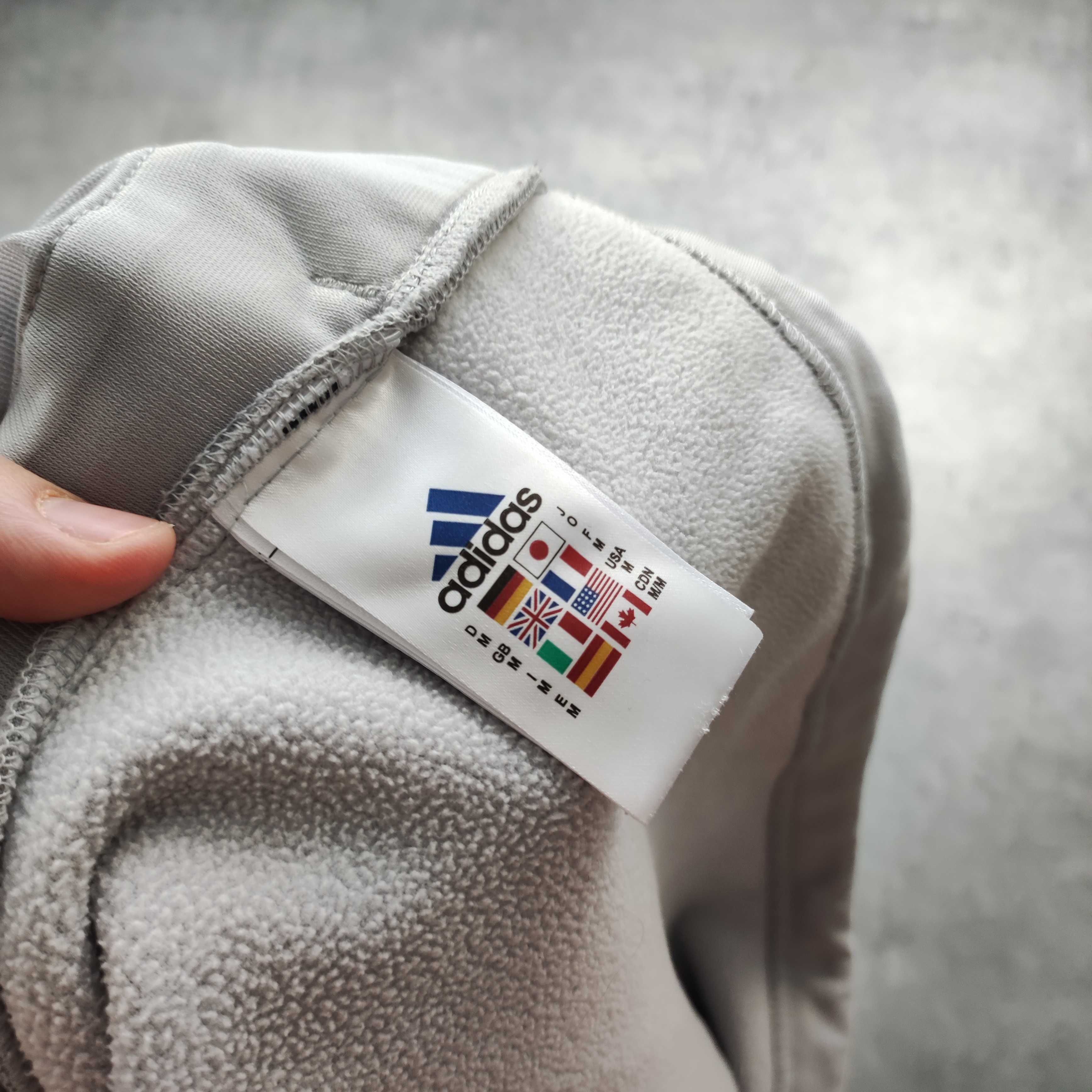 MĘSKA Kamizelka Bluza PREMIUM Szara ClimaHeat Suwak Adidas Thermal