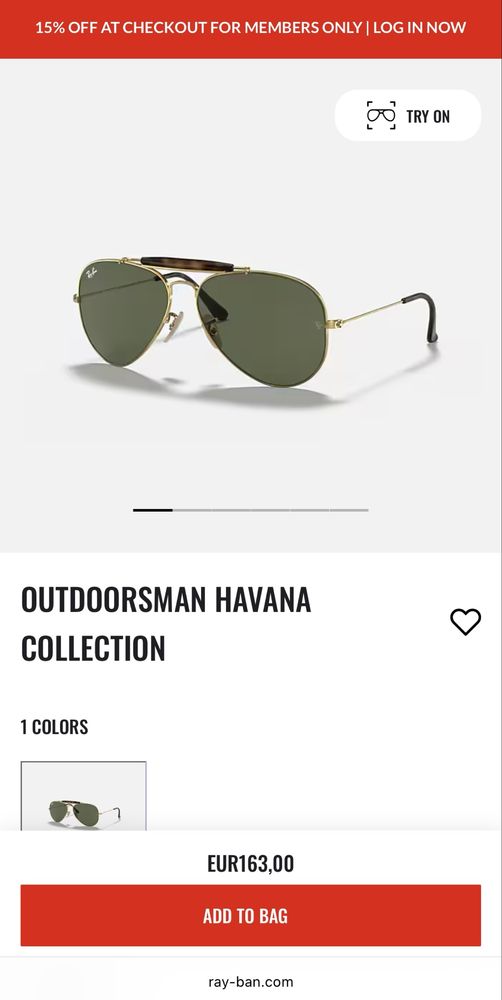 Ray-Ban RB3029 Outdoorsman