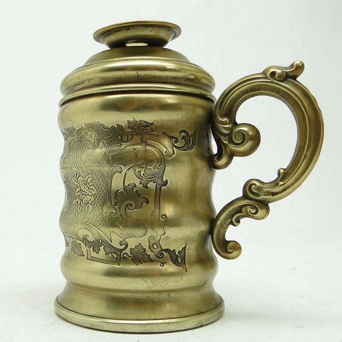 G2E Eklektyczna skarbonka z giloszowanymi wzorami