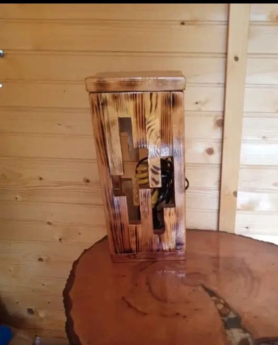 Lampka nocna sosnowa