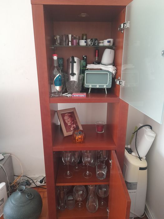 Móveis de Sala castanho escuro