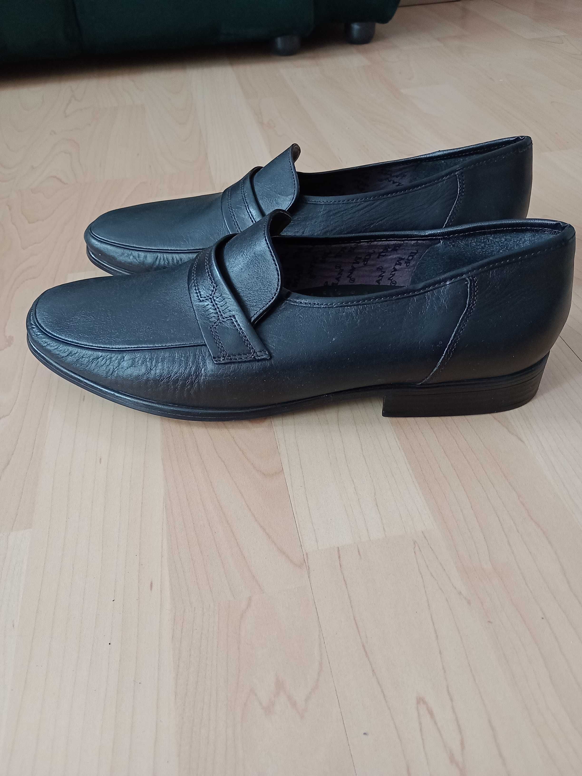 Buty półbuty męskie skórzane Topman rozm 13/47