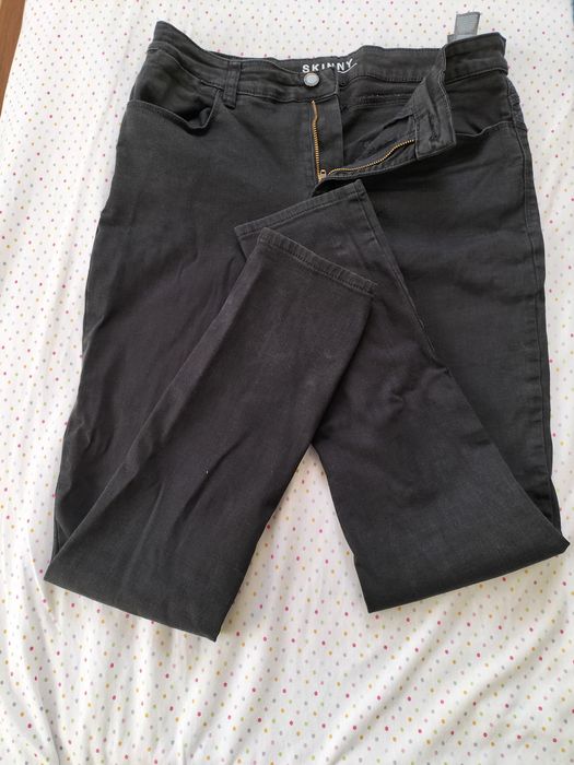 Jeansy czarne / spodnie