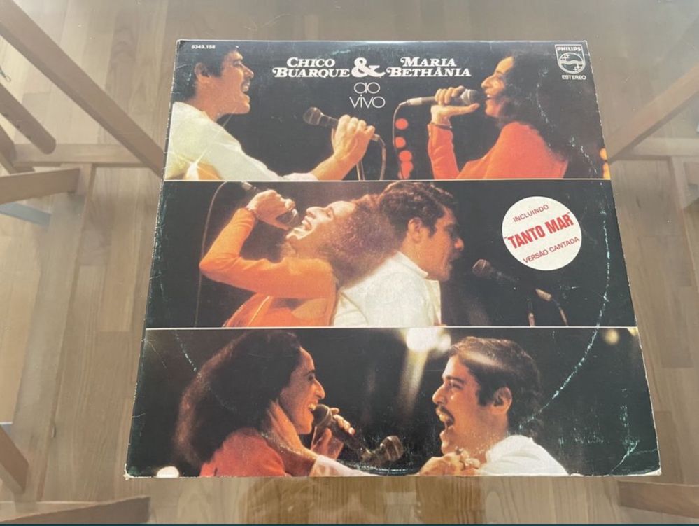 Chico Buarque duplo LP - Chico Buarque e Maria Bethania LP Vinil MPB