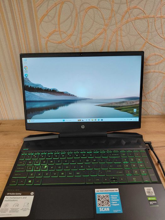 Ігровий ноутбук HP Gaming/i5-10300H/GTX 1050/DDR4 16Gb/SSD 256+1Tb HDD