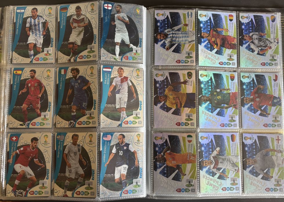 Fifa world cup Brasil 2014 Panini Adrenalyn XL karty piłkarskie