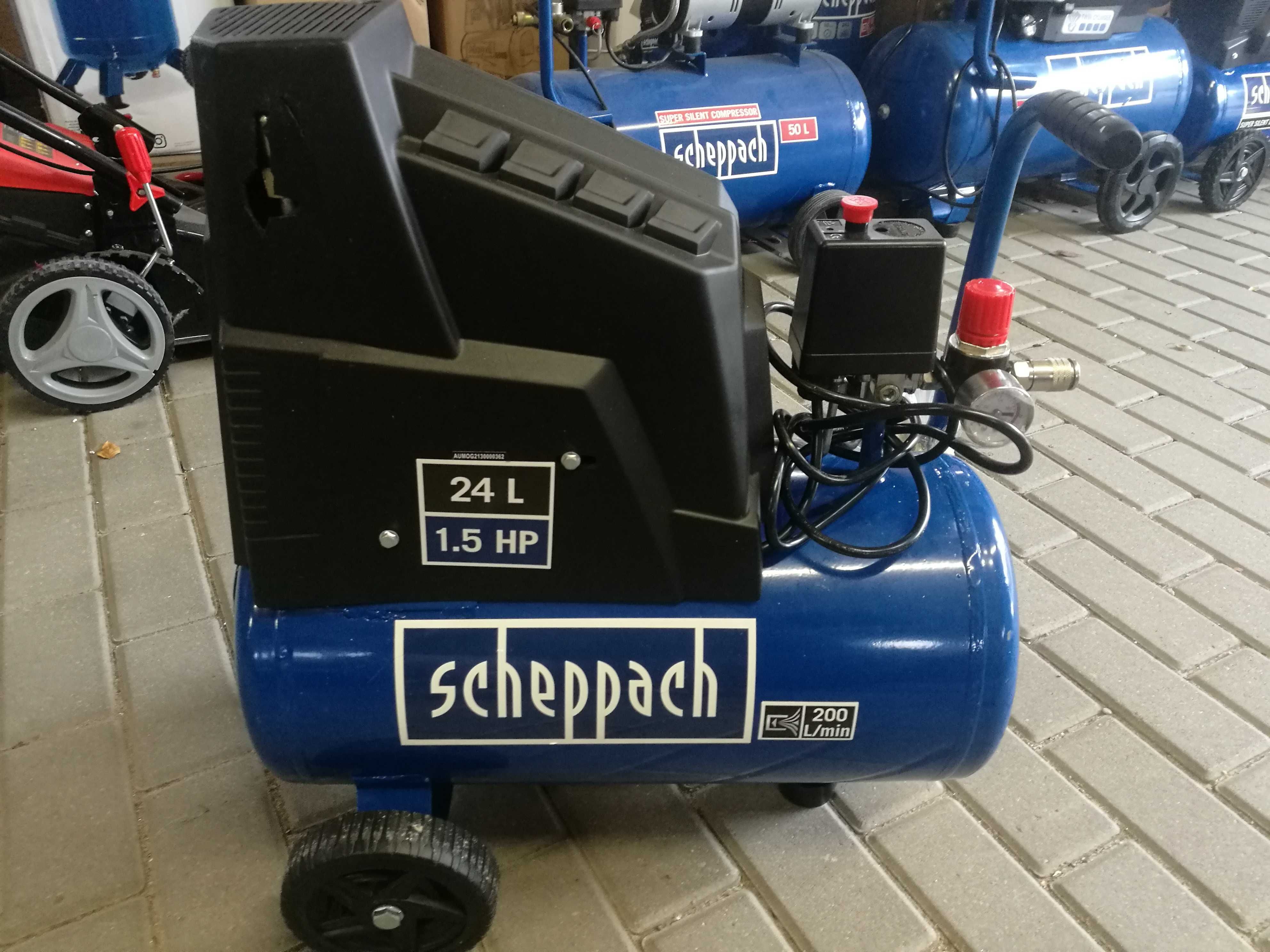 SCHEPPACH HC25o/HC30o Kompresor bezolejowy 24l Nowy!!!
