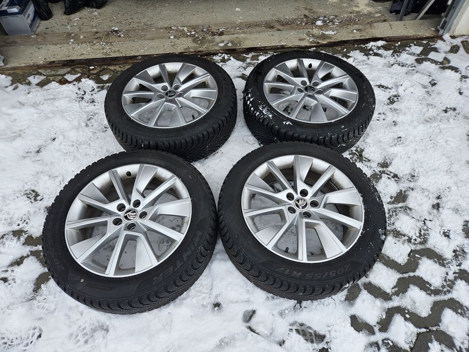 Koła 5x100 17 Kamiq, Scala, T-Cross, Arona, opony zimowe