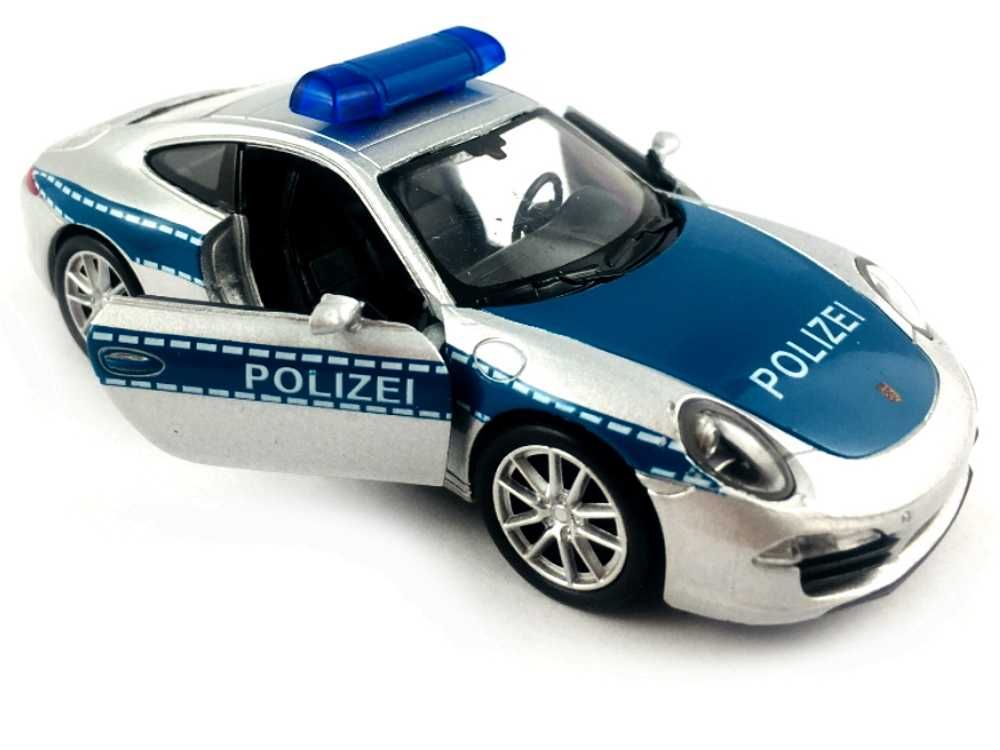 Porsche 911 Carrera S Policja model WELLY 1:34