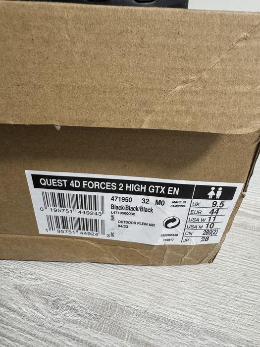 Salomon Quest High 4 D Forces High GTX, Розмір 41,5;43
