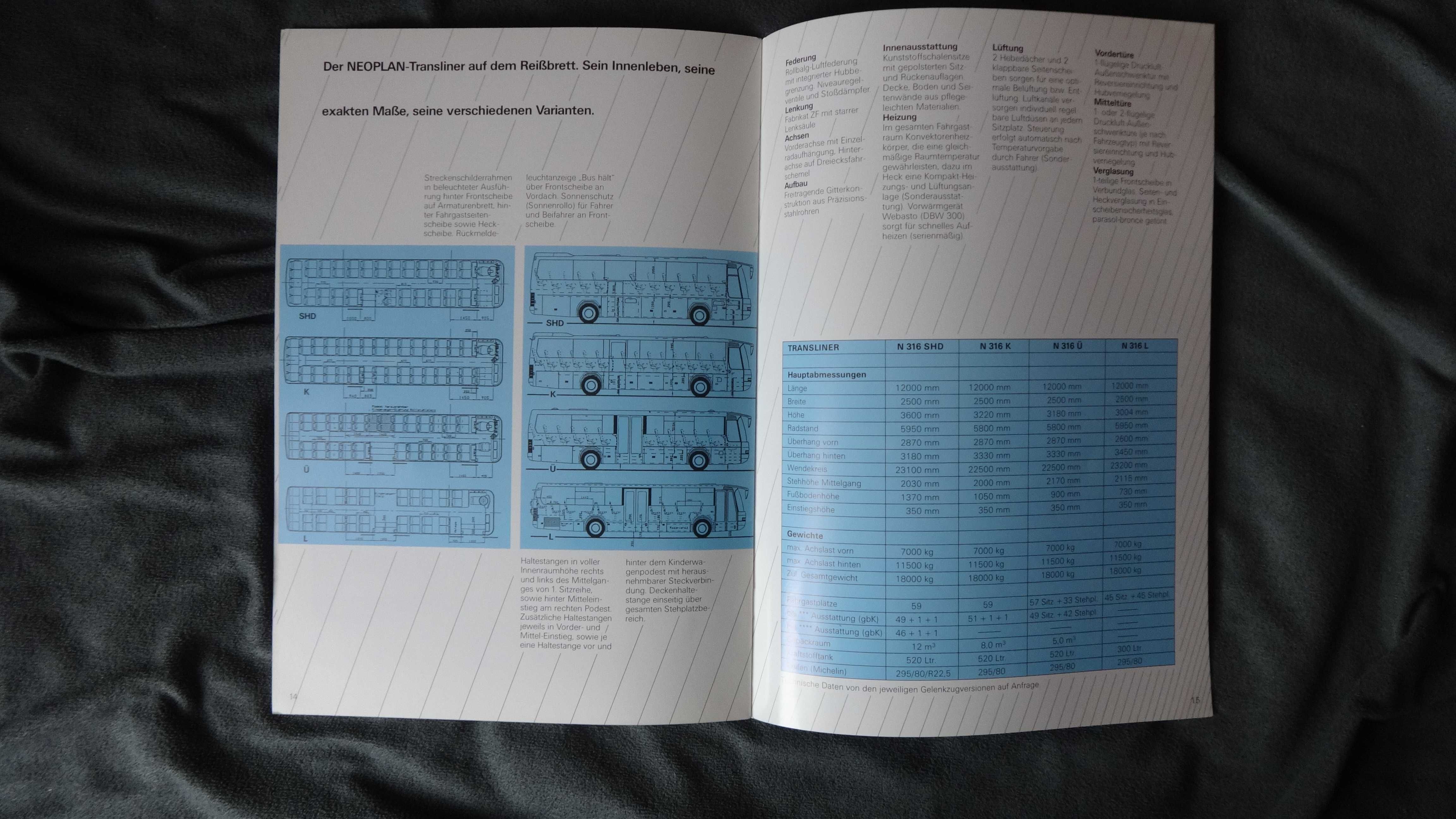Prospekt Neoplan Transliner
