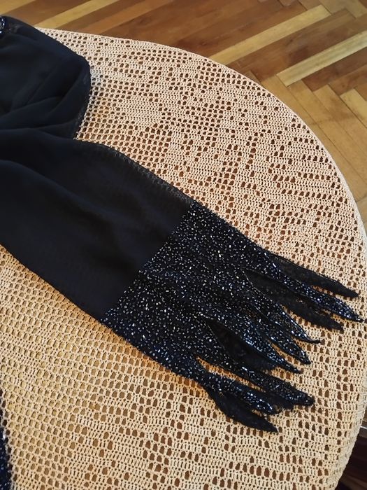 Праздничная блуза- накидка шифоновая