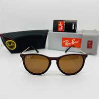 Поляризационные очки Ray Ban Erika 4171 Glossy Brown-Gold|Brown