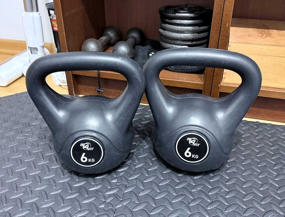 Kettlebell bitumiczny 2x 6kg