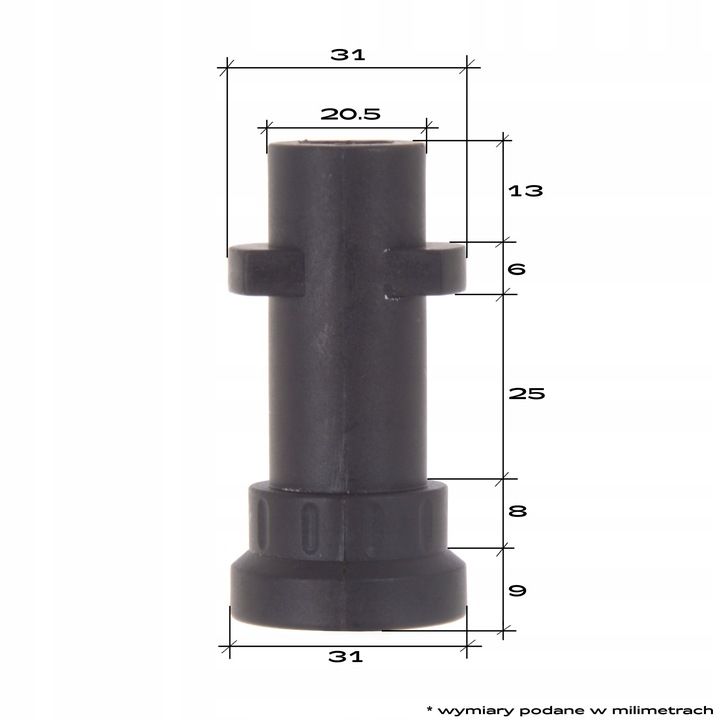 Lanca Dysza Płaska Do Myjki Karcher K2 K3 K4 K5 K6 K7 Szeroki Strumień
