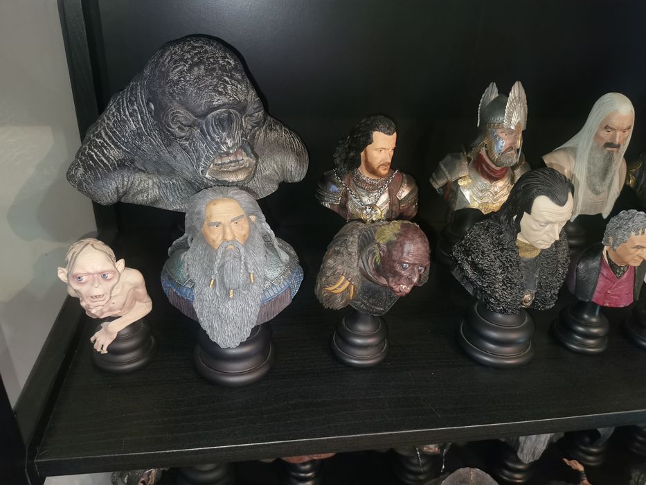 Coleção de 27 bustos - Senhor dos Anéis