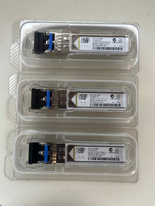 Cisco SFP Mini-GBIC Transceiver Module Ethernet Gigabit novos e usados