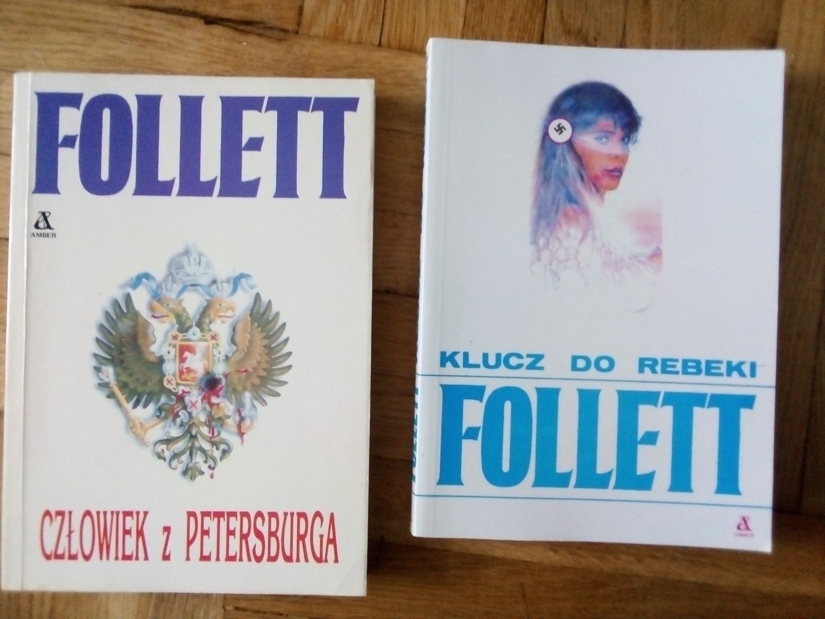 Książki Ken Follett Klucz do Rebeki Człowiek z Petersburga