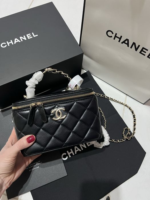 Сумка Chanel Lambskin Vanity Шанель премиум