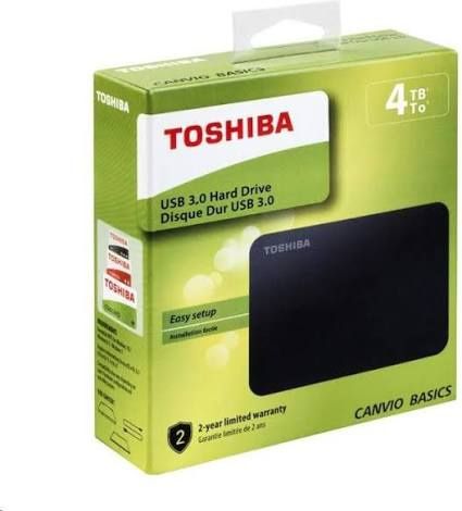 Жесткий диск Toshiba Canvio Basics 4TB HDTB440EK3CA 2.5" USB 3.0
