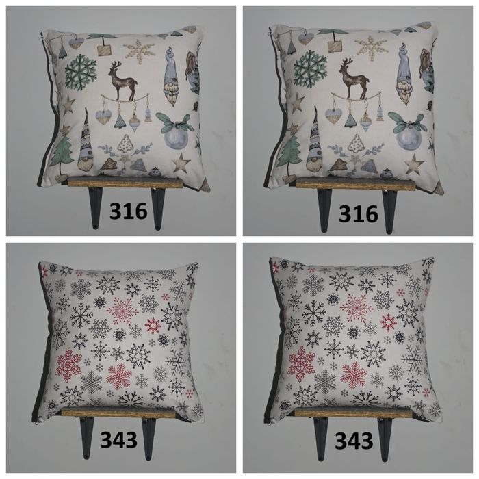 Poszewki bożonarodzeniowe na Jaśki - 4 szt