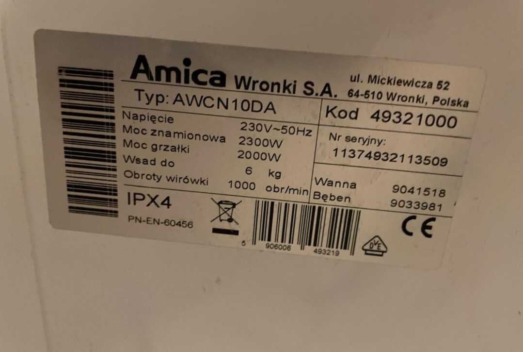 Pralka Amica Navigator