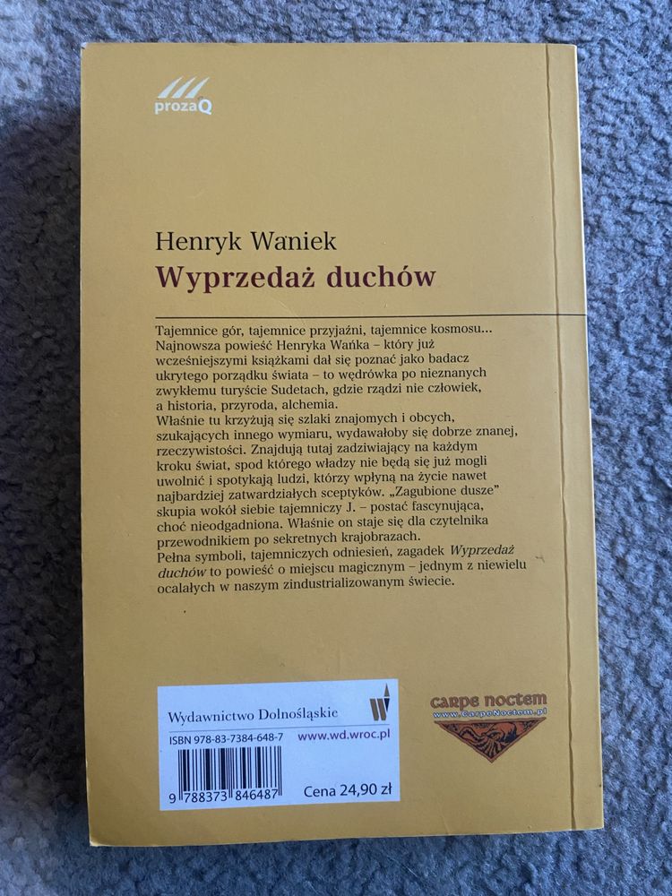 Henryk Waniek Wyprzedaż duchów