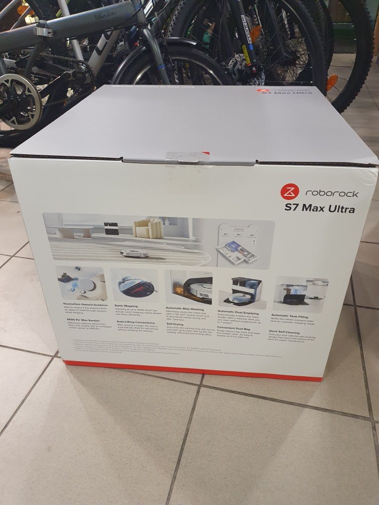 Robot odkurzający Roborock S7 Max Ultra biały