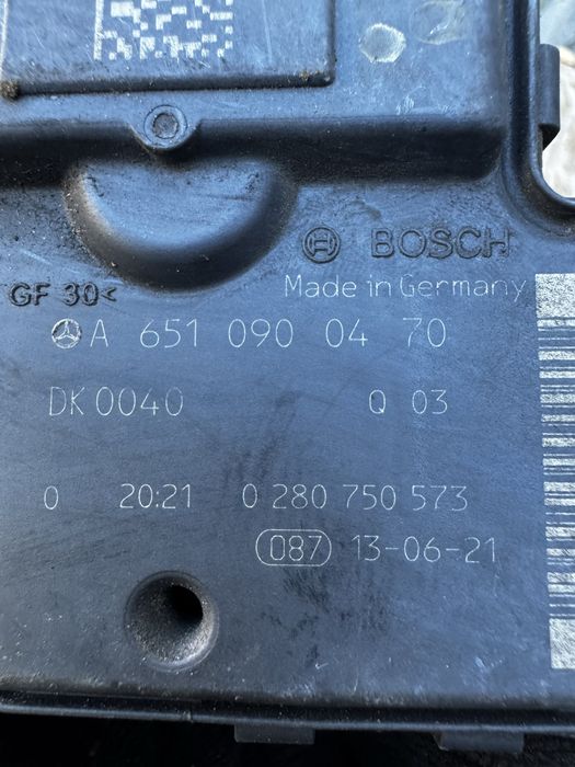 Дроссельная заслонка Mercedes Sprinter w906