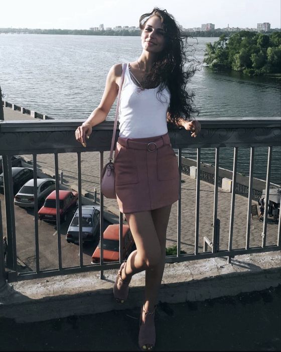 Спідниця-шорти +спідниця замш