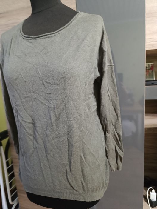 Sweterek XS khaki