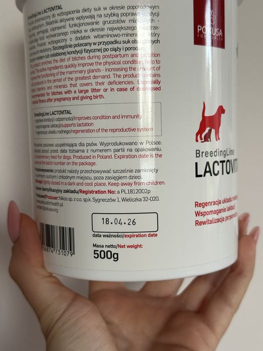 Pokusa Lactovital suplement dla psów