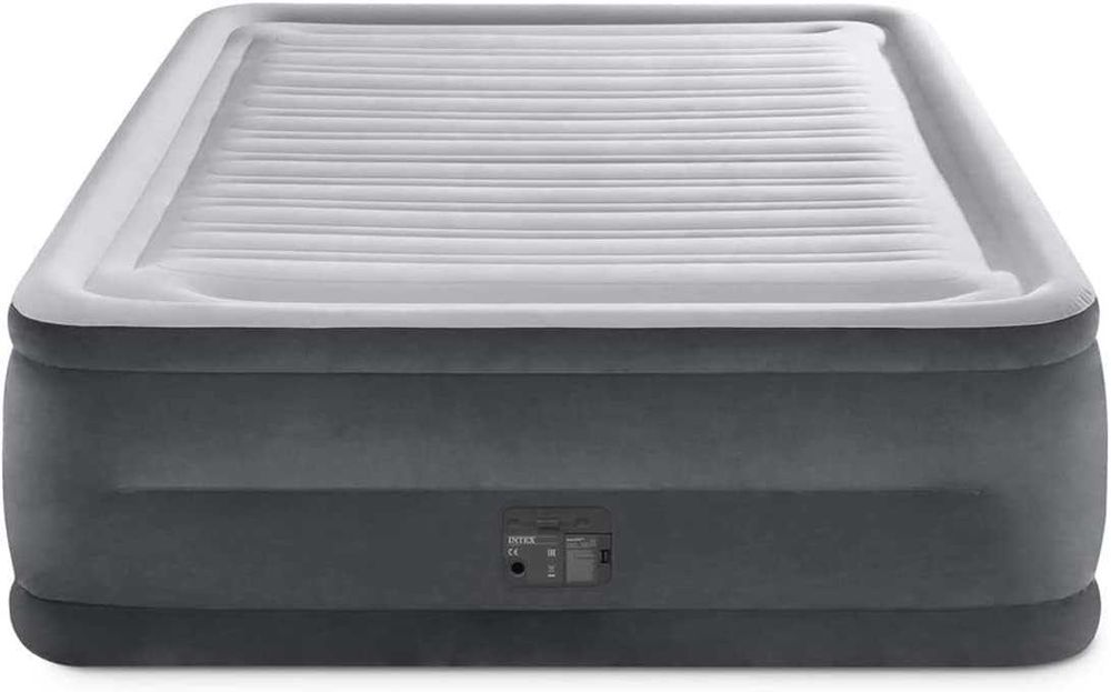 Intex Materac Dmuchany, Szary, 2 - osobowy 203x152 (3979)