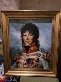 Obraz olejny Joachim Murat rama 75x64 Unikat