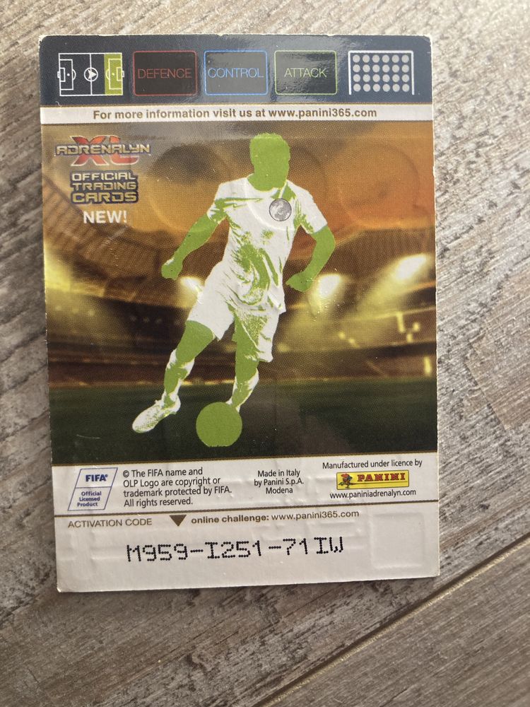 Panini fifa 365 #312 - lewandowski, robben, ribery - trio card