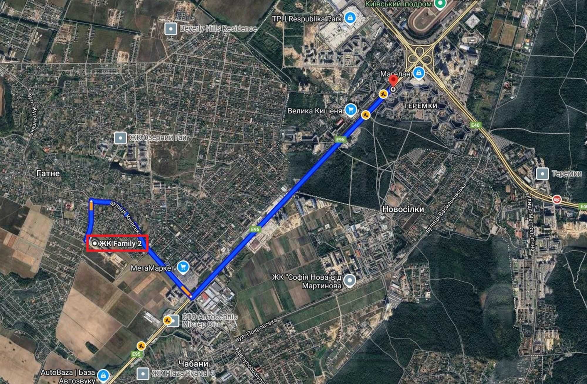 ПЕРША ЗДАЧА! 2-кім 68 м.кв. Гатне Свободи, 3 ЖК Фемелі-2
