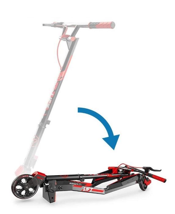 трюковой   инерционный трёхколёсный самокат фликерYvolution Fliker Lif